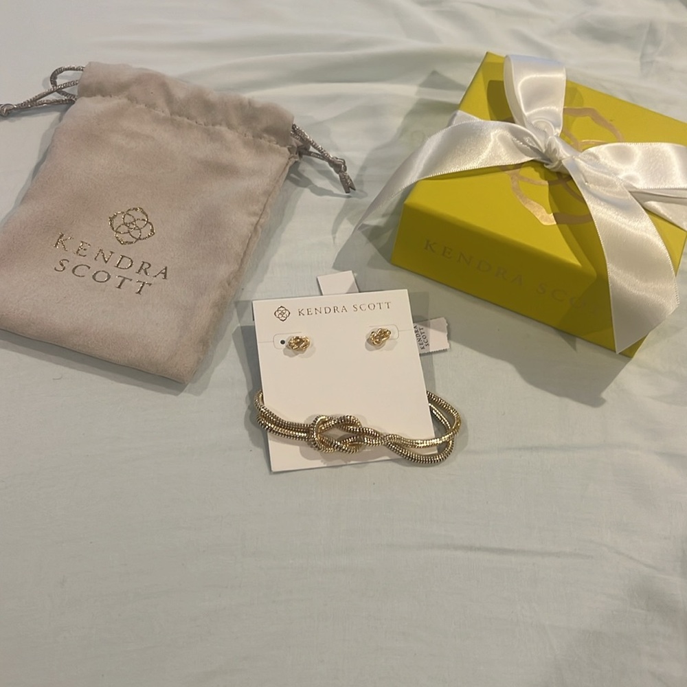 Kendra Scott Annie Studs and Bracelet